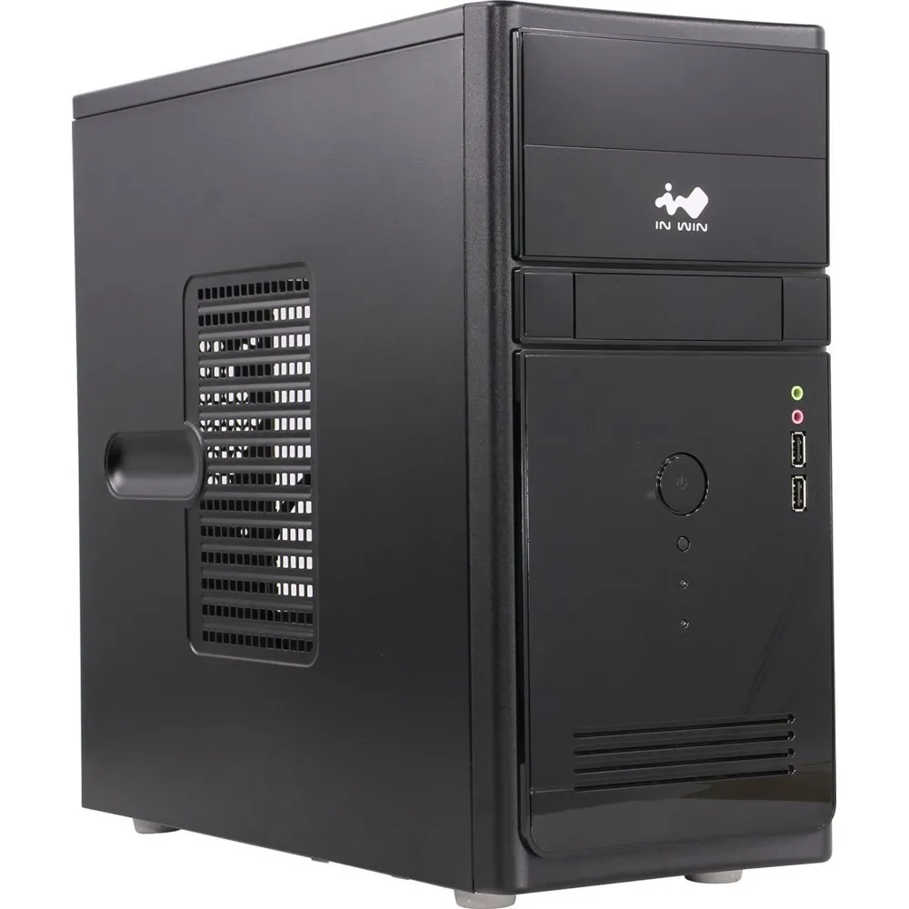 

Корпус INWIN ENR021BL, mATX, Mini-Tower, 2xUSB 3.0, черный, 400Вт (6144807), ENR021BL