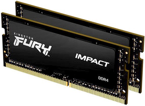 

Комплект памяти DDR4 SODIMM 64Gb (2x32Gb), 2933MHz, CL17, 1.2V Kingston FURY Impact (KF429S17IBK2/64), KF429S17IBK2/64