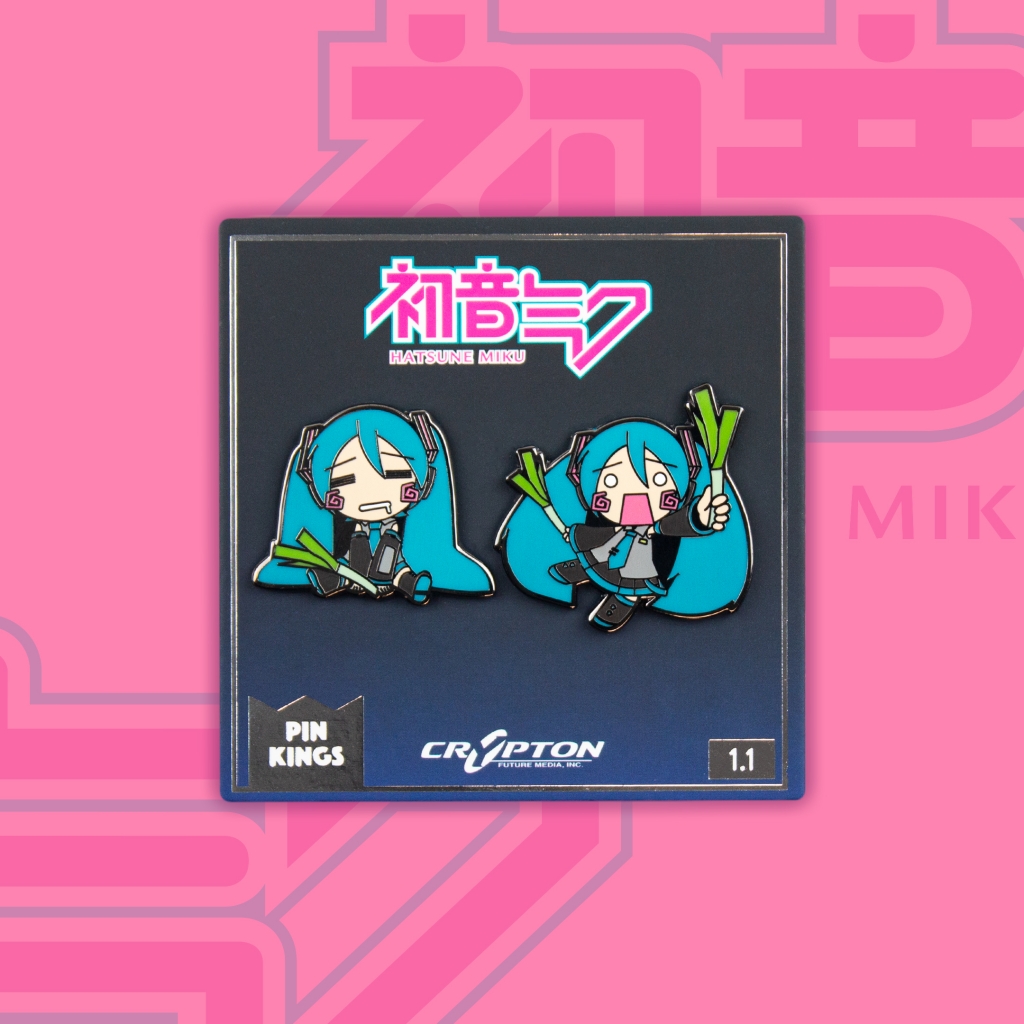 

Значок Rubber Road Ltd Hatsune Miku Pin Kings 1.1, 2шт. (5056280422174), 1.1
