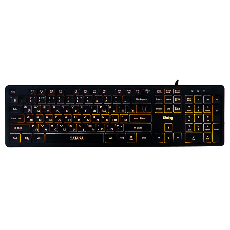 Клавиатура Dialog KK-ML17U, USB, черный (KK-ML17U BLACK)