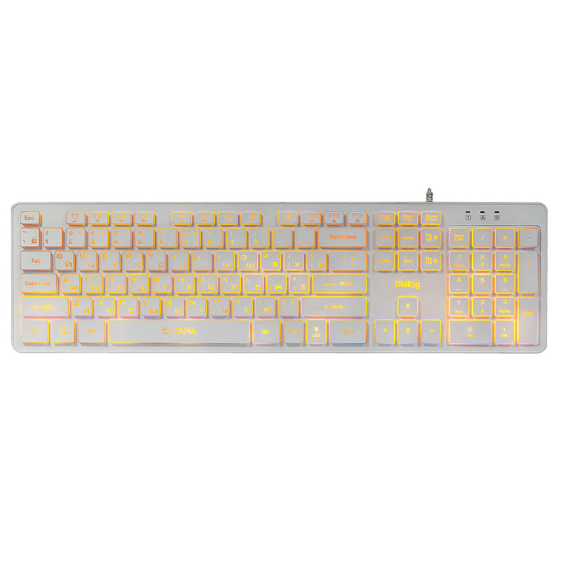 Клавиатура Dialog KK-ML17U, USB, белый