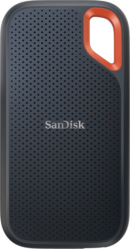 

Внешний твердотельный накопитель (SSD) SanDisk 1Tb Extreme Portable SSD V2, USB 3.2/Type-C, черный/красный (SDSSDE61-1T00-G25), SDSSDE61-1T00-G25