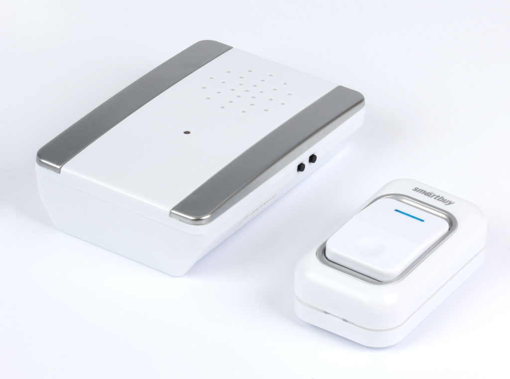 Звонок беспроводной SmartBuy, с одной кнопкой, белый (SBE-11-DP7-25)