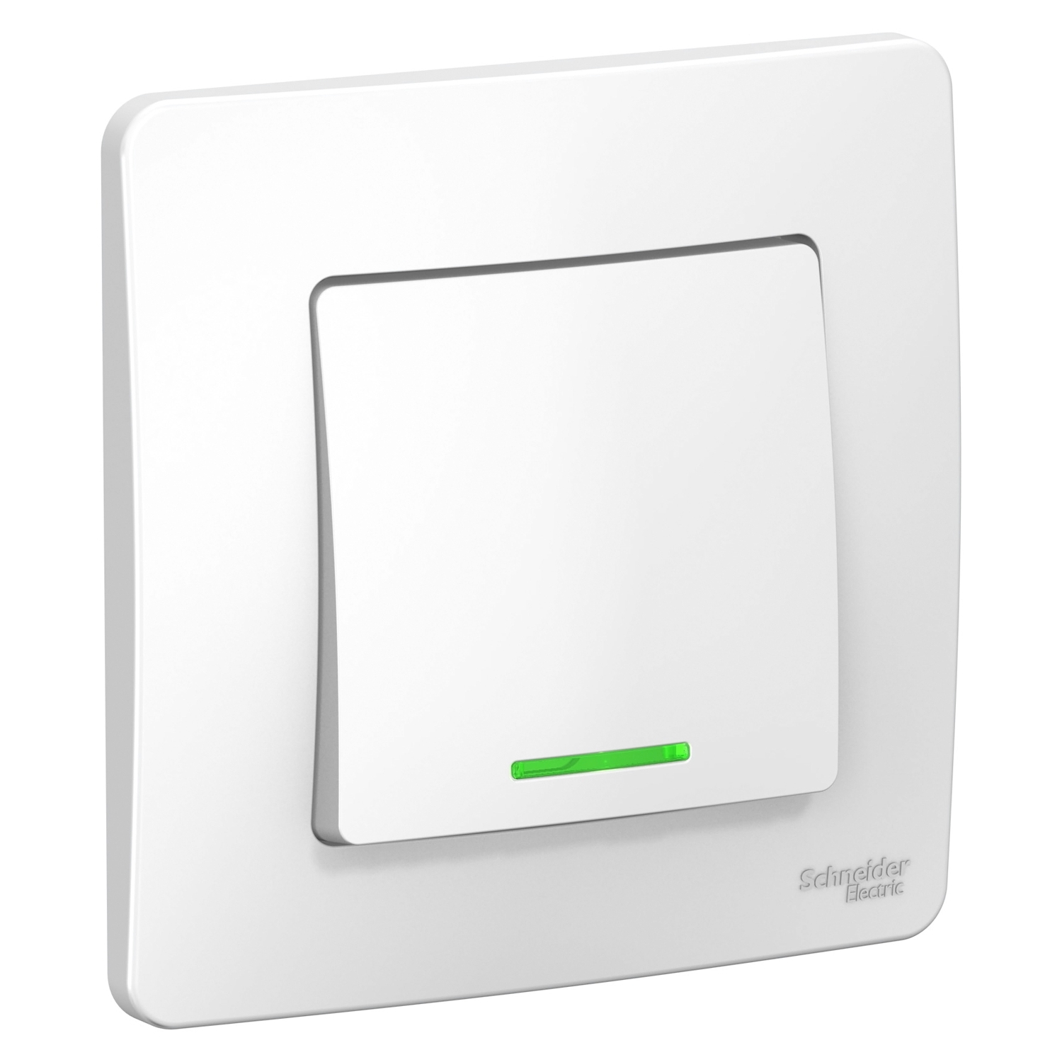 

Переключатель Schneider Electric BLANCA, 1кл., индикатор/подсветка, скрытый монтаж, механизм с накладкой без рамки, белый (BLNVS010611)