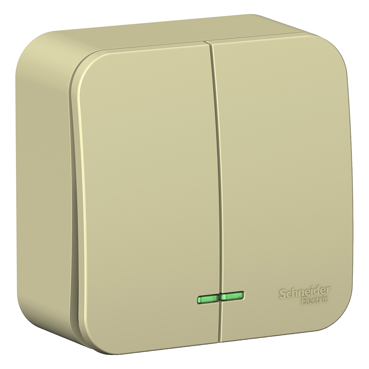 

Выключатель Schneider Electric BLANCA, 2кл., индикатор/подсветка, открытый монтаж, в сборе, бежевый (BLNVA105117)
