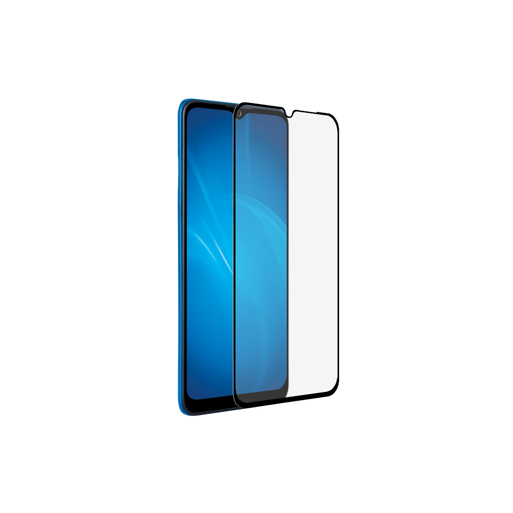 

Защитное стекло DF для экрана смартфона ZTE Blade A51, Full screen FULL GLUE, черная рамка, 3D (zColor-11)