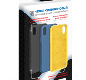 Чехол-накладка DF rmOriginal 13 для смартфона Realme C25, силиконовый с микрофиброй, синий (DF rmOriginal-13) - фото 1