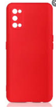 Чехол-накладка DF rmOriginal 15 для смартфона Realme GT (5G), силиконовый с микрофиброй, красный (DF rmOriginal-15) - фото 1