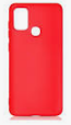 Чехол-накладка DF sOriginal 23 для смартфона Samsung Galaxy M32, силиконовый с микрофиброй, красный (DF sOriginal-23) - фото 1