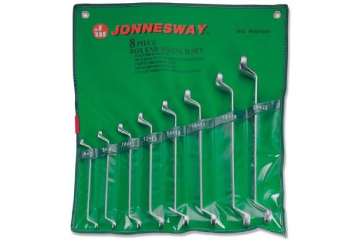 Набор накидных изогнутых ключей, 8 шт. предметов, Jonnesway W23108S