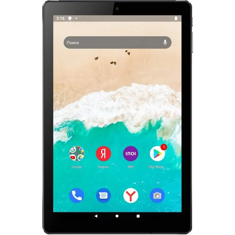 

Планшет INOI inoiPad 10.1" 1280x720 IPS, Unisoc SC7731E, 2Gb RAM, 32Gb, 3G, WiFi, BT, 5.5 А·ч, Android 10 (Go edition), черный (4660042758008), inoiPad