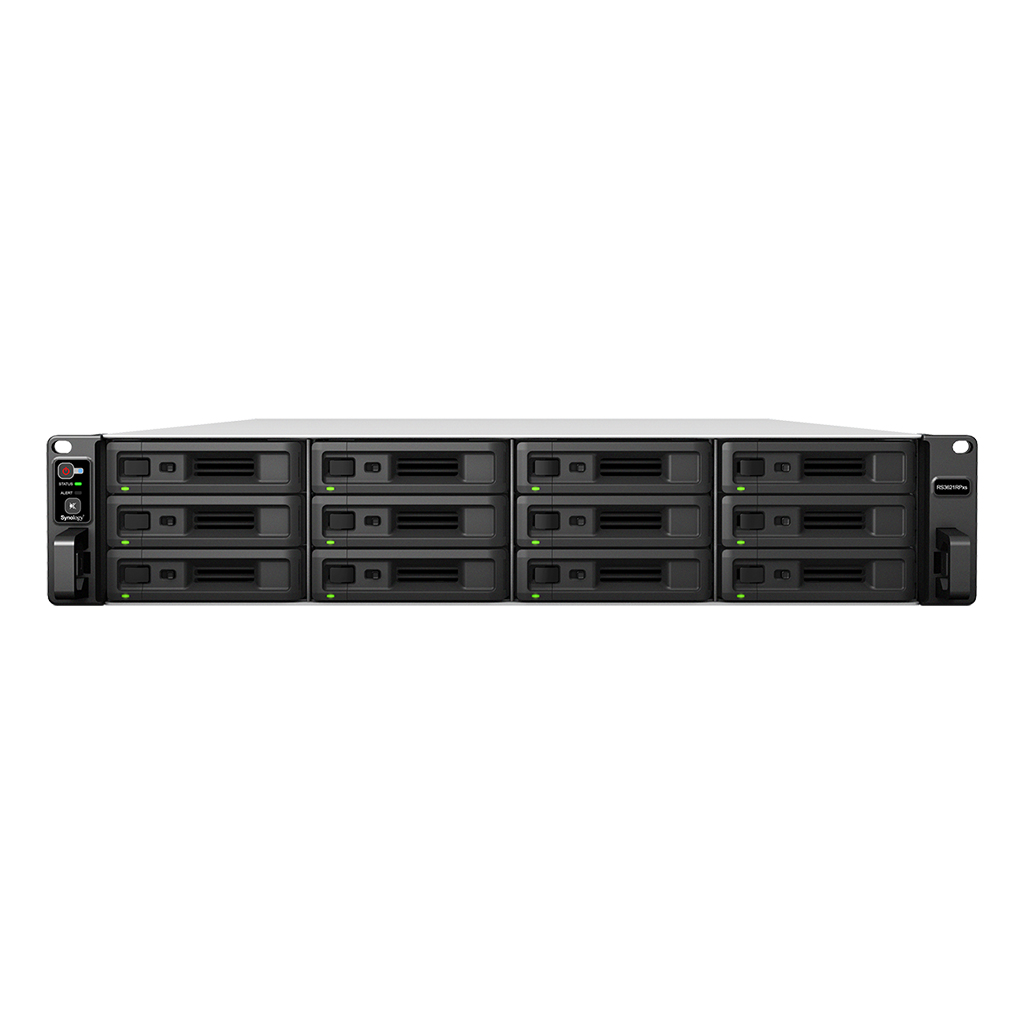 

Сетевой накопитель (NAS) Synology RS3621RPXS, слоты 12x2.5"/3.5" SATA3, RAID 0/1/5/6/10/F1/Basic/JBOD, 4x1 Гбит/с, 2xUSB 3.0, Intel Xeon D-1531/6x2.2GHz, DDR4 8Gb, 500W, 2U, (RS3621RPXS), RS3621RPXS