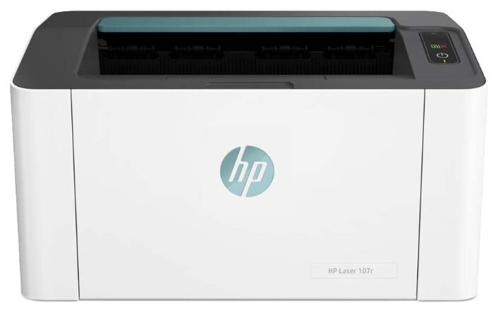 Принтер лазерный HP Laser 107r, A4, ч/б, 20стр/мин (A4 ч/б), 1200x1200 dpi, USB (5UE14A) - фото 1