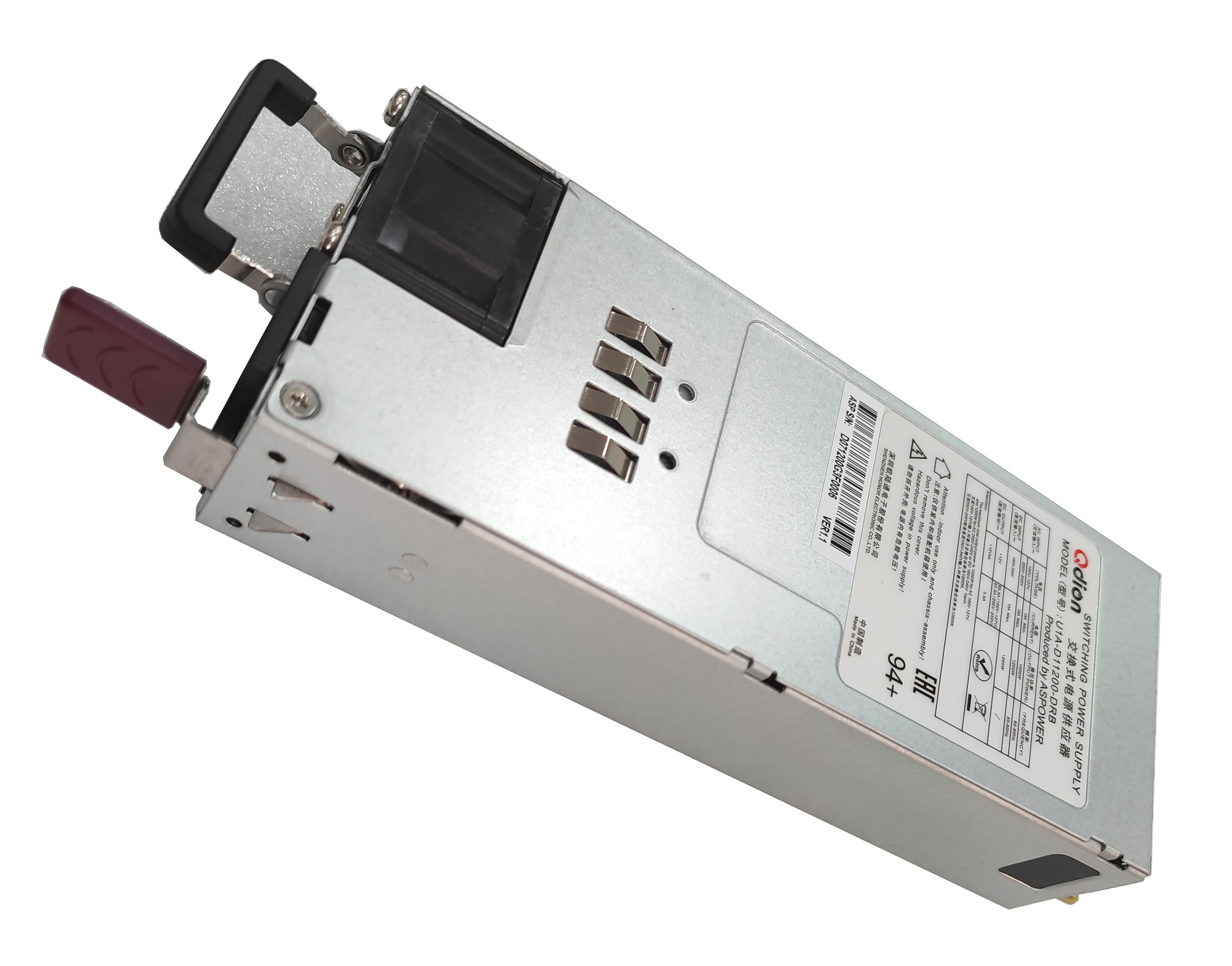 Блок питания ASPOWER U1A-D11200-DRB (U1A-D11200-DRB)