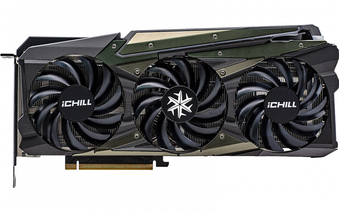 

Видеокарта Inno3D NVIDIA GeForce RTX 3070ti iChill X4, 8Gb DDR6X, 256bit, PCI-E, HDMI, 3DP, Retail (C307T4-086XX-1820VA35 LHR), iChill X4