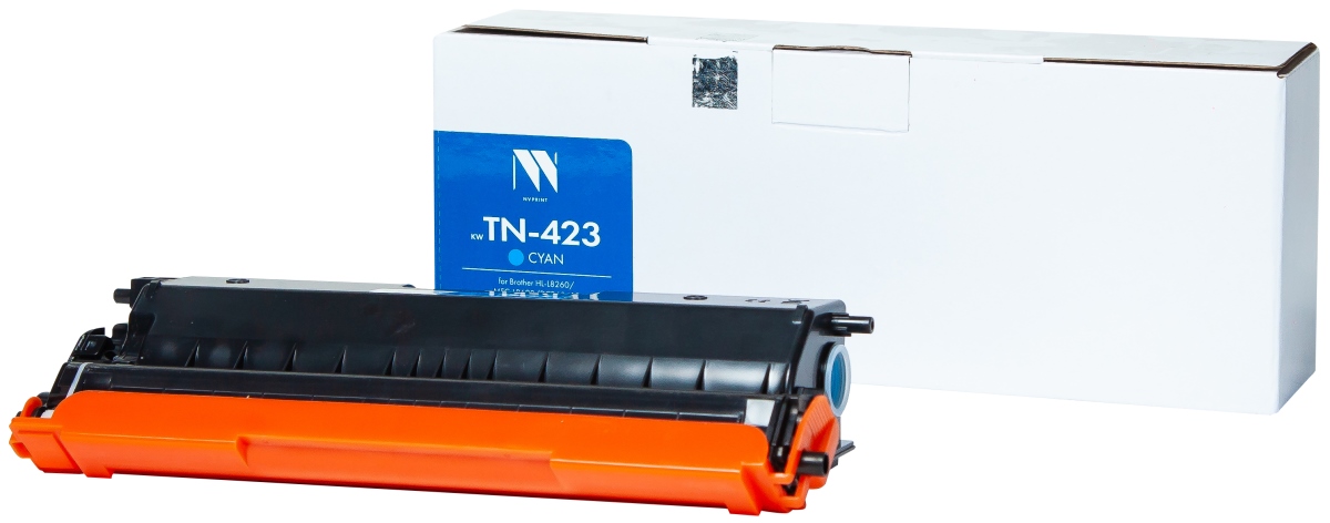 

Картридж лазерный NV Print NV-TN-423C (TN-423C), голубой, 4000 страниц, совместимый для Brother HL-L8260/MFC-L8690/DCP-L8410 без чипа