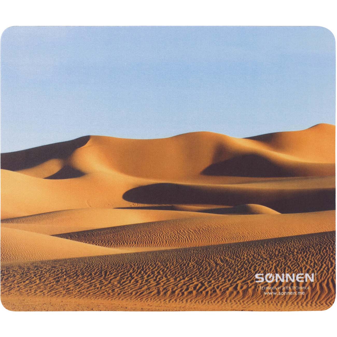 

Коврик для мыши Sonnen Desert, 260x220x3mm, рисунок (513296), Desert