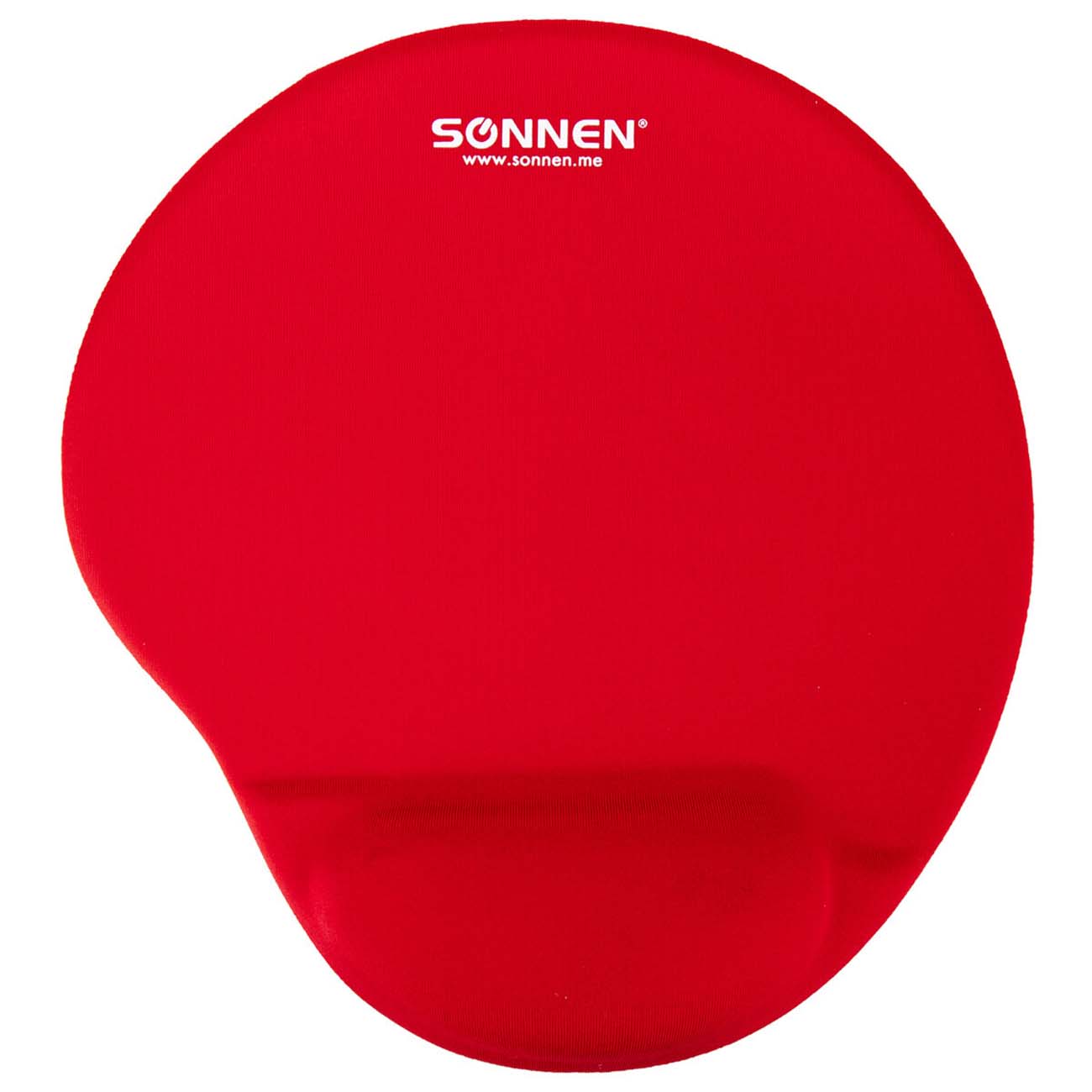 

Коврик для мыши Sonnen, 250x220x20мм, красный (513301)