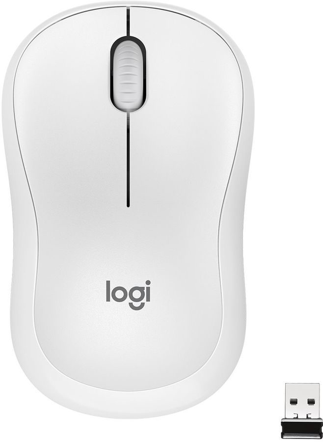 Мышь беспроводная Logitech Silent M220, 1000dpi, оптическая светодиодная, USB, белый (910-006128)