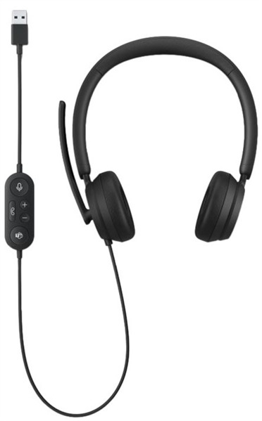 

Гарнитура Microsoft Modern USB Headset, USB, черный (6ID-00021), Modern USB Headset