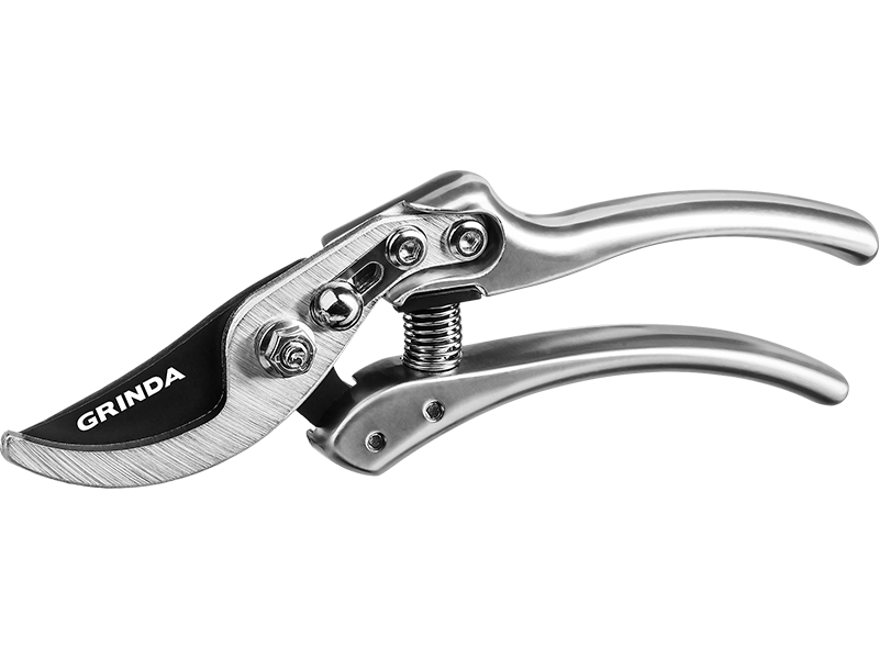 

Секатор Grinda PROLine P-21, длина 210мм, диаметр реза до 20, фиксатор лезвий (423421), P-21
