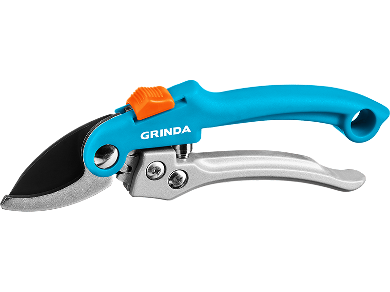 

Секатор Grinda PROLine P-51, длина 200мм, диаметр реза до 20, фиксатор лезвий (423451), P-51