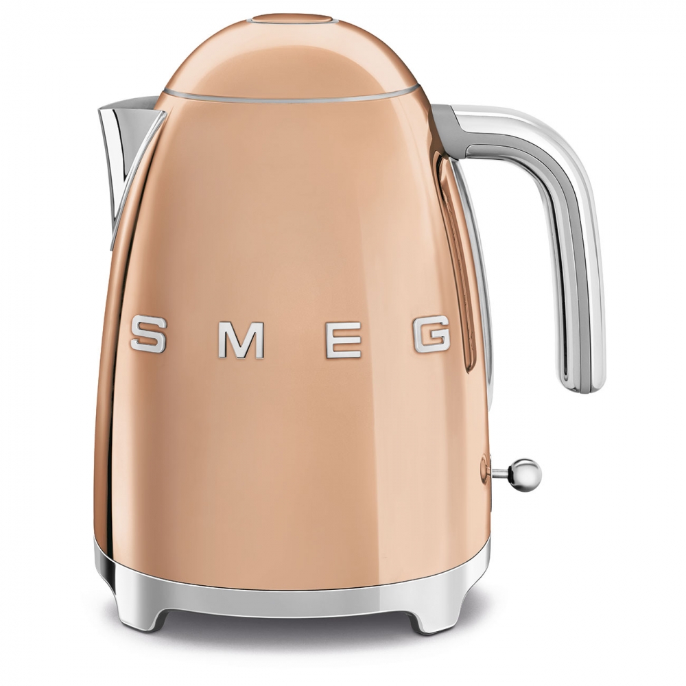 

Чайник SMEG KLF03RGEU 1,7 2400Вт, скрытый нагревательный элемент, нержавеющая сталь, розовое золото (KLF03RGEU), KLF03RGEU