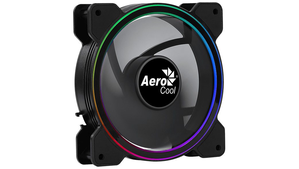 Вентилятор AeroCool Saturn 12 FRGB, 120мм, 1000rpm, 19.6 дБ, 3-pin+4-pin Molex, 1шт, FRGB (4710562754087 ) - фото 1