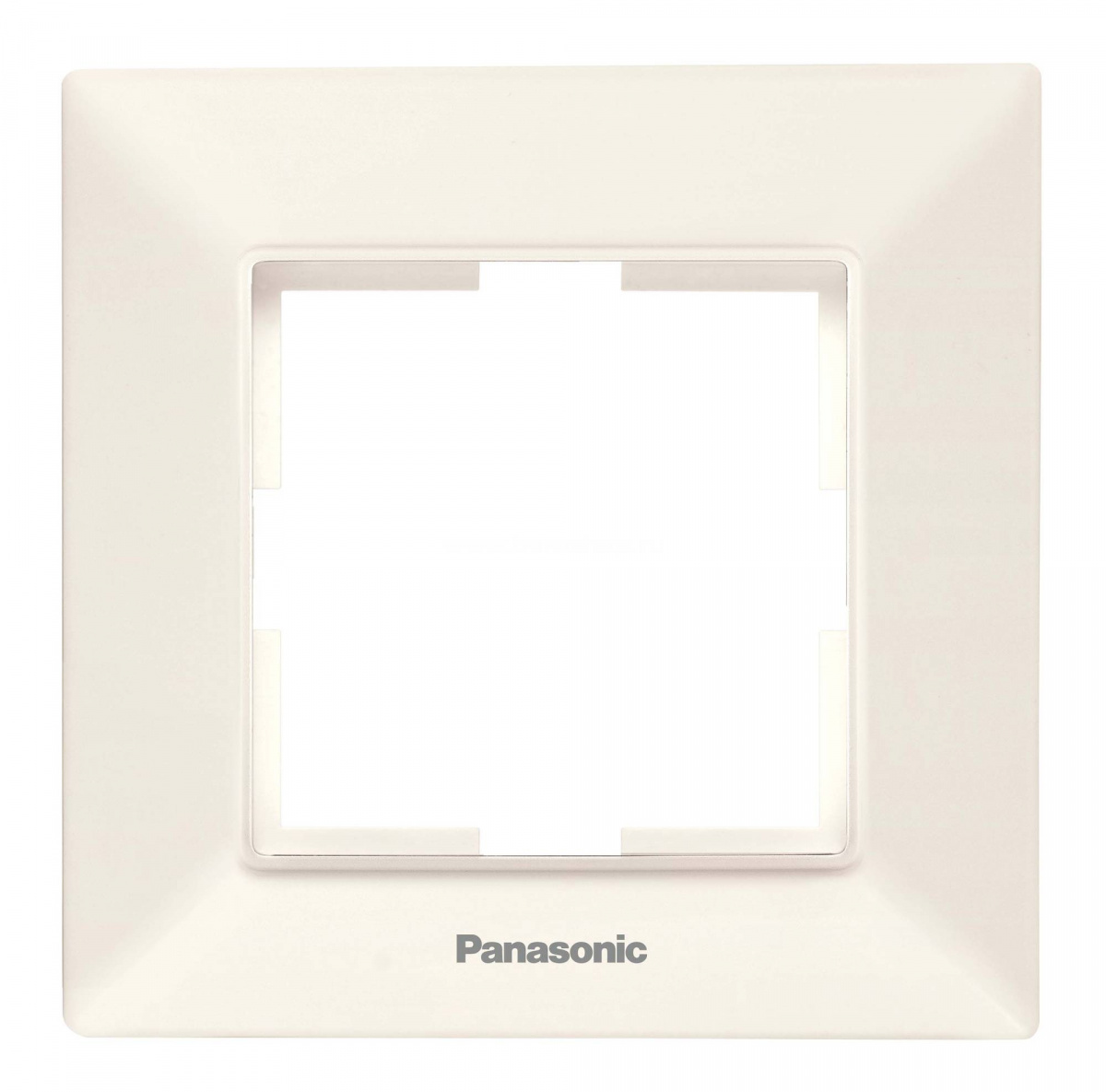 Рамка Panasonic Arkedia Slim, горизонтальная, 1-пост, бежевый (WNTF08012BG-RU)