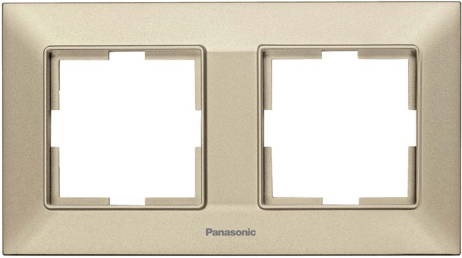 

Рамка Panasonic Arkedia Slim, горизонтальная, 2-поста, бронза (WNTF08022BR-RU)