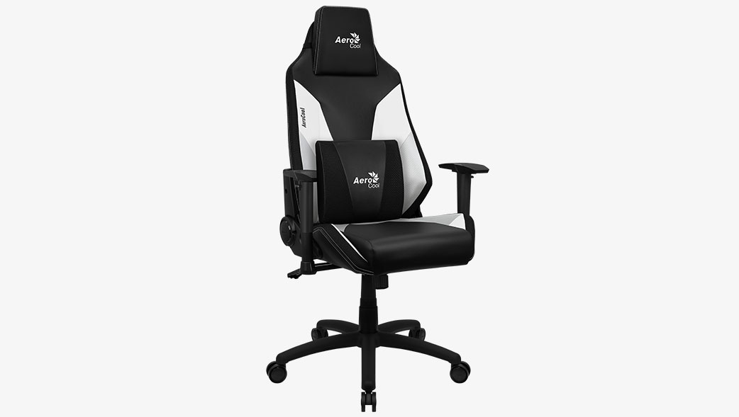 

Кресло игровое AeroCool Admiral, черный/белый (4710562758252), Admiral