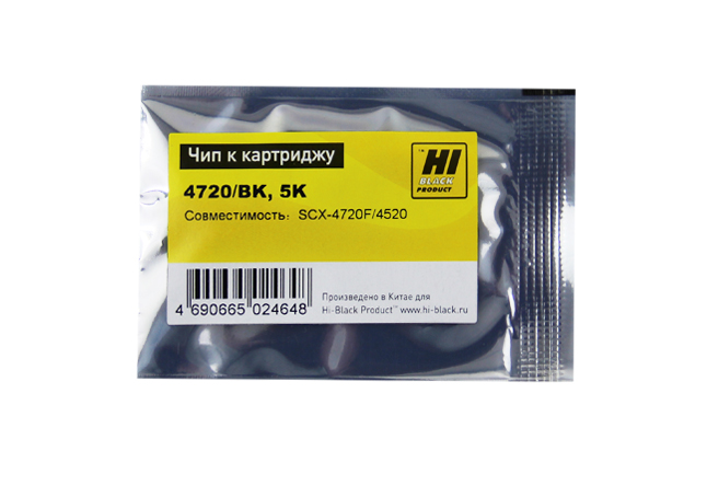 

Чип Hi-Black HB-CHIP-SCX-4720D5 для Samsung (SCX-4720D5), черный, 5000 страниц