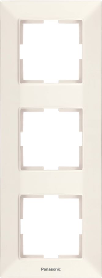 

Рамка Panasonic Arkedia Slim, вертикальная, 3-поста, бежевый (WNTF08132BG-RU)