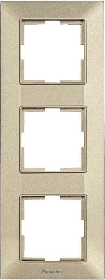

Рамка Panasonic Arkedia Slim, вертикальная, 3-поста, бронза (WNTF08132BR-RU)