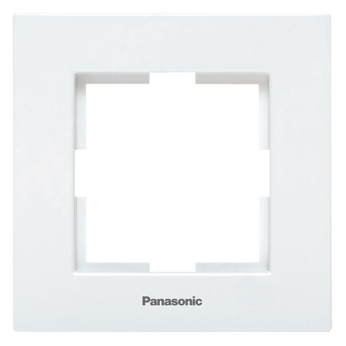 Рамка Panasonic Karre Plus, горизонтальная, 1-пост, белый (WKTF08012WH-RU)