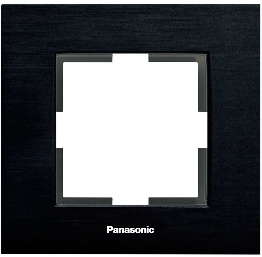 

Рамка Panasonic Karre Plus, горизонтальная, 1-пост, черный (WKTF08013AB-RU), 0