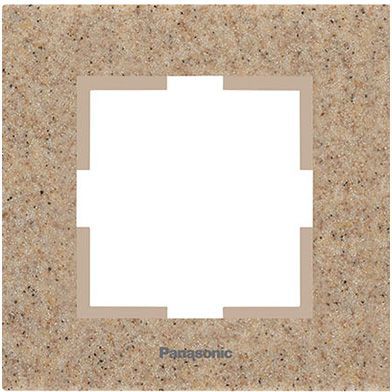 

Рамка Panasonic Karre Plus, горизонтальная, 1-пост, камень песчаник (WKTF08013CS-RU)