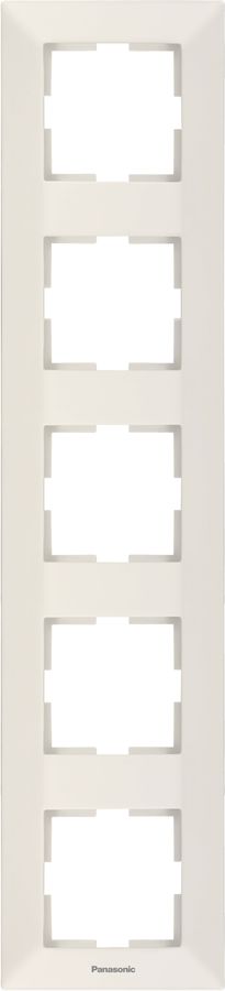 

Рамка Panasonic Arkedia, вертикальная, 5-постов, бежевый (WMTF08152BG-RU)