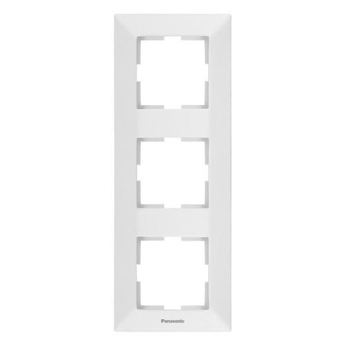 

Рамка Panasonic Arkedia, вертикальная, 3-поста, белая (WMTF08132WH-RU)