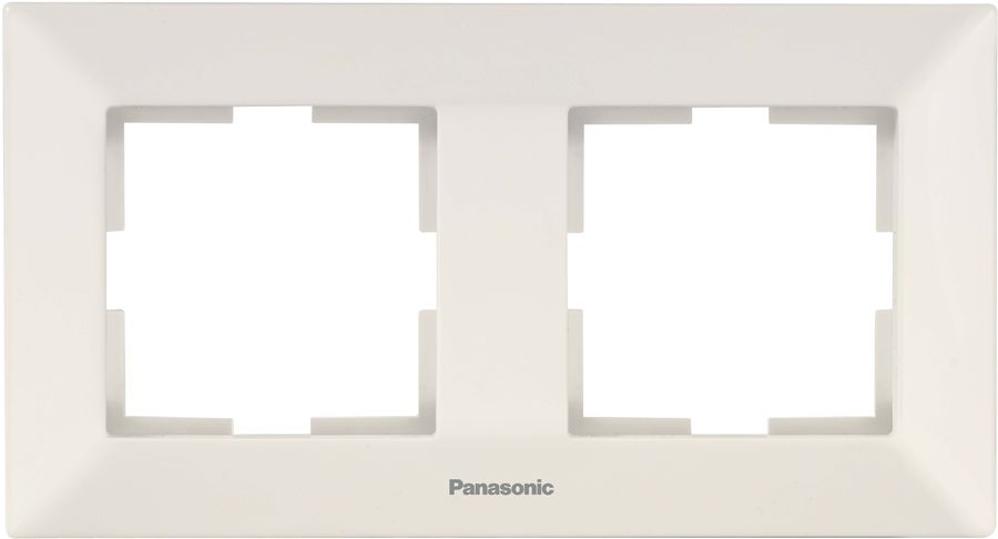 

Рамка Panasonic Arkedia, горизонтальная, 2-поста, бежевый (WMTF08022BG-RU), 0