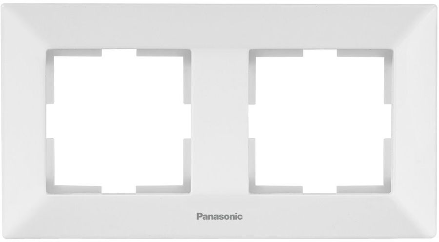

Рамка Panasonic Arkedia, горизонтальная, 2-поста, белая (WMTF08022WH-RU), 0