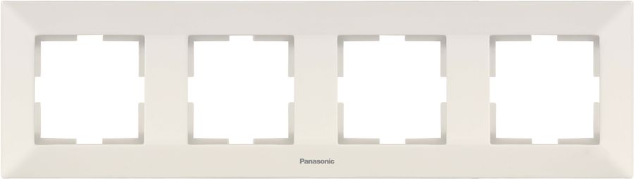 

Рамка Panasonic Arkedia, горизонтальная, 4-поста, бежевый (WMTF08042BG-RU)