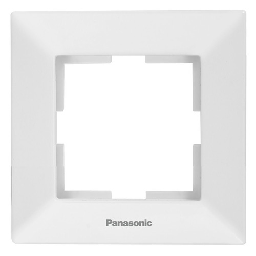 Рамка Panasonic Arkedia, горизонтальная, 1-пост, белый (WMTF08012WH-RU)