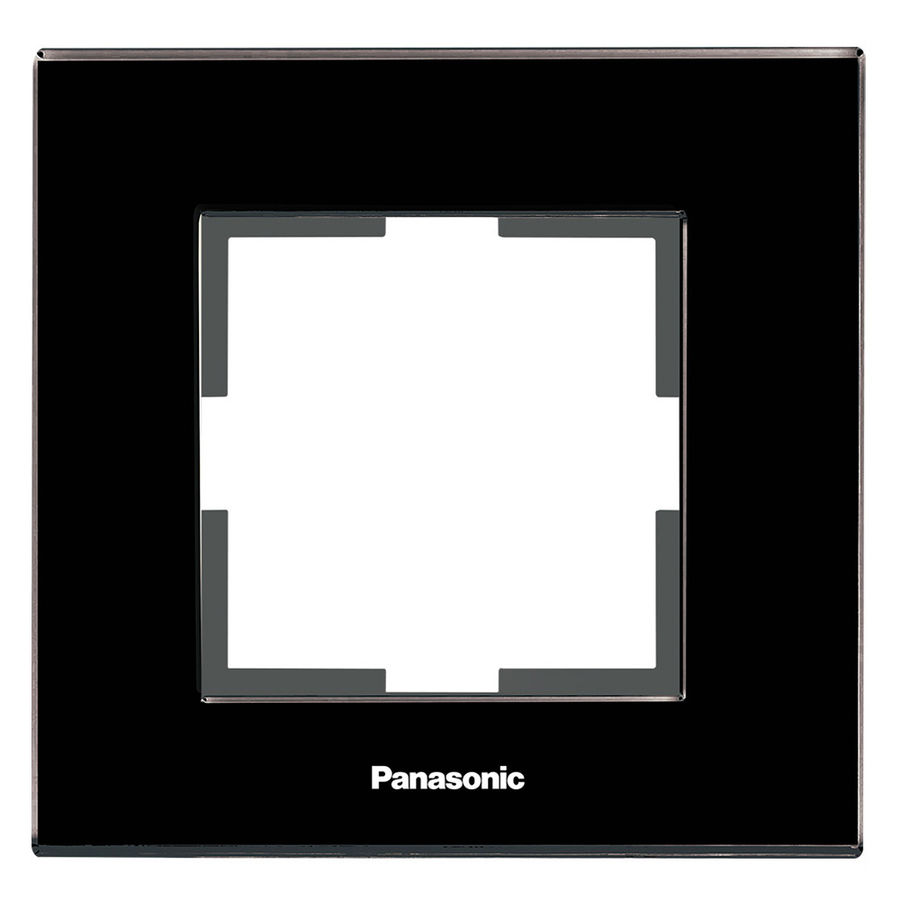 

Рамка Panasonic Karre Plus, горизонтальная, 1-пост, черный (WKTF08013GG-RU)