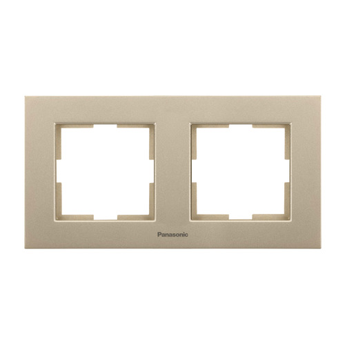 

Рамка Panasonic Karre Plus, горизонтальная, 2-поста, бронза (WKTF08022BR-RU)