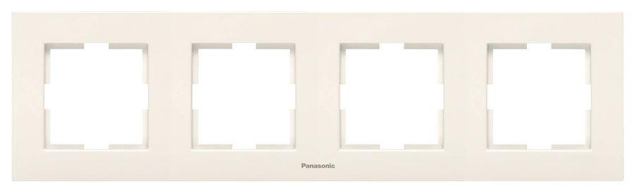 

Рамка Panasonic Karre Plus, горизонтальная, 4-поста, бежевый (WKTF08042BG-RU)