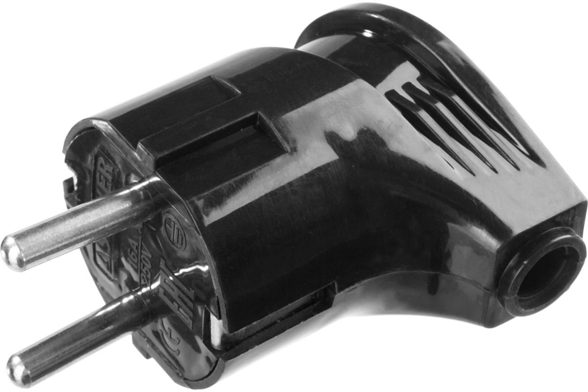 

Вилка угловая Stayer MAXElectro евро, 16A, с/з, IP20, черный (55161-B), MAXElectro