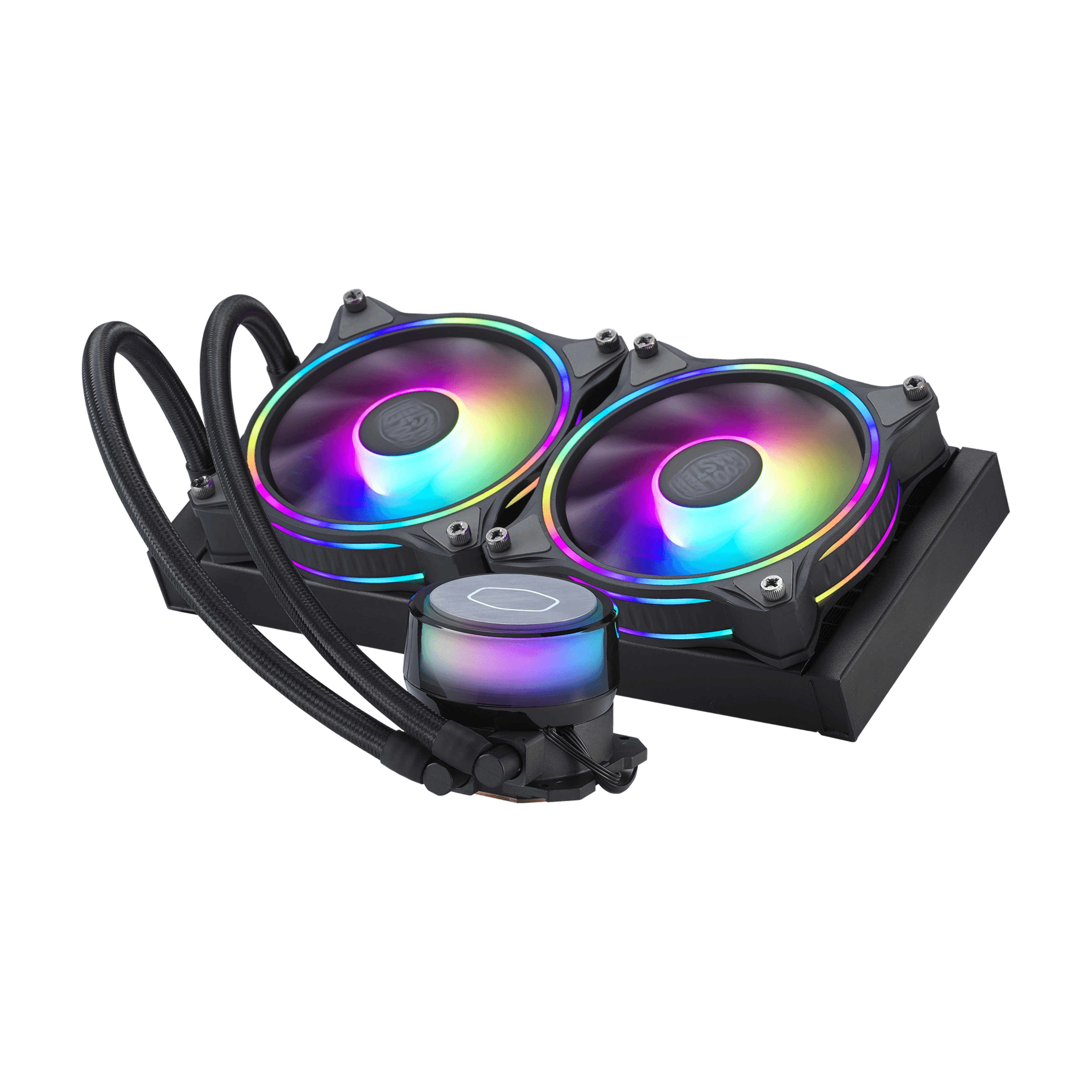 Жидкостное охлаждение Cooler Master MasterLiquid ML240 ILLUSION, 2x120 мм (MLX-D24M-A18P2-R1)