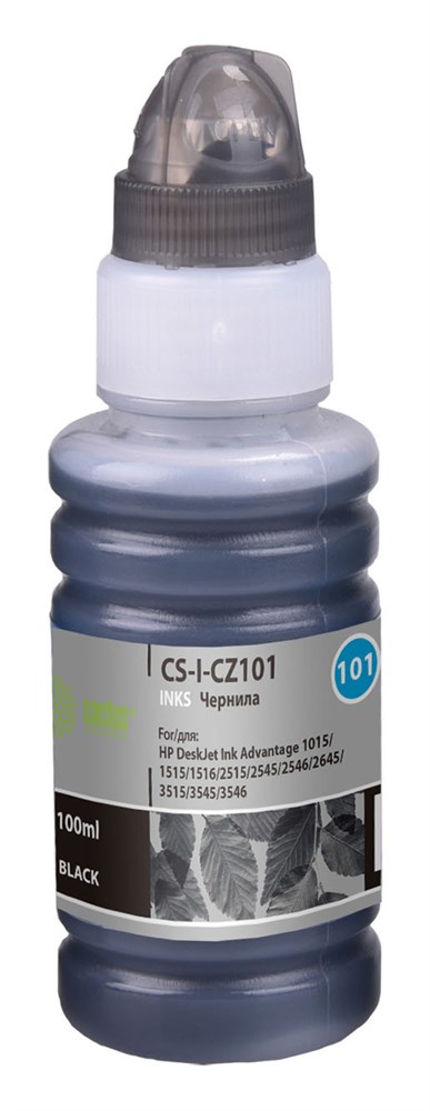

Чернила Cactus CZ101, 100 мл, черный, совместимые для Deskjet Ink Advantage 1015/1515/2515/2545 (CS-I-CZ101), CZ101