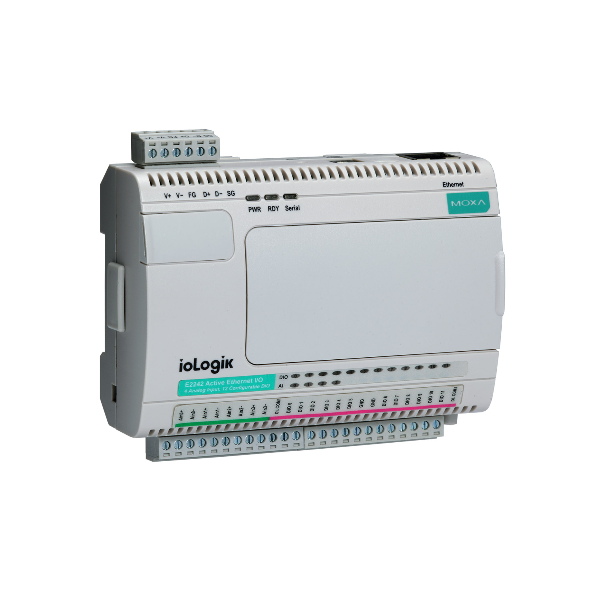 

Модуль ввода/вывода MOXA E2210, Ethernet, 12xDI, 8xDO, E2210